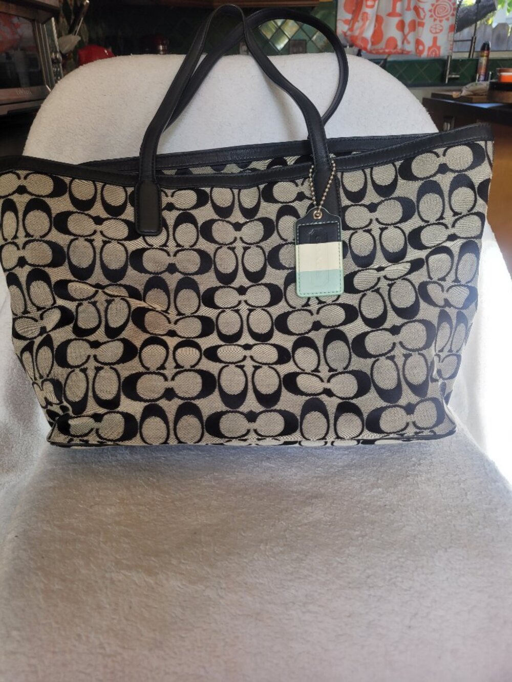 Coach Legacy Weekender shopper tote